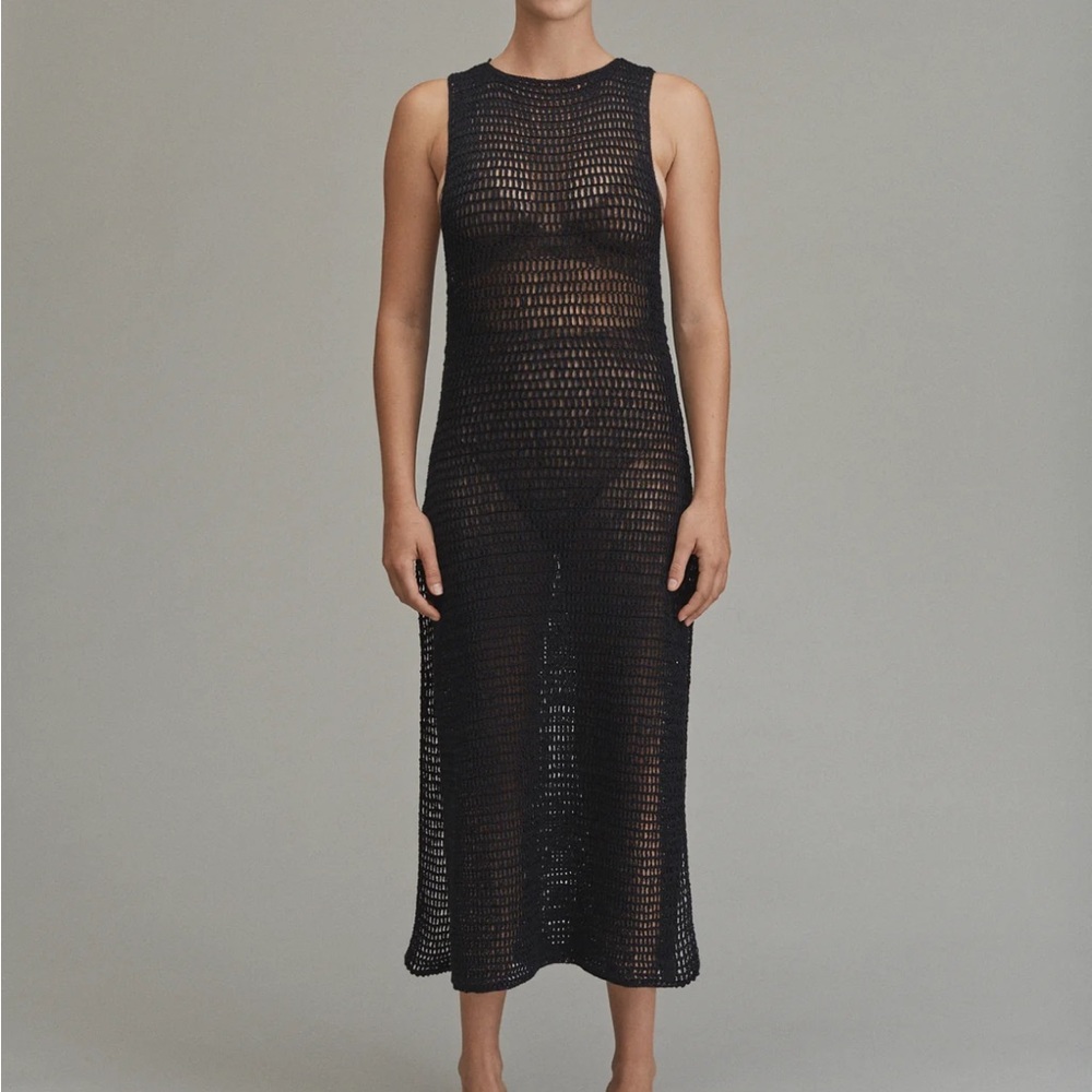 Acacia Swimwear Brown Knit Cover-Up